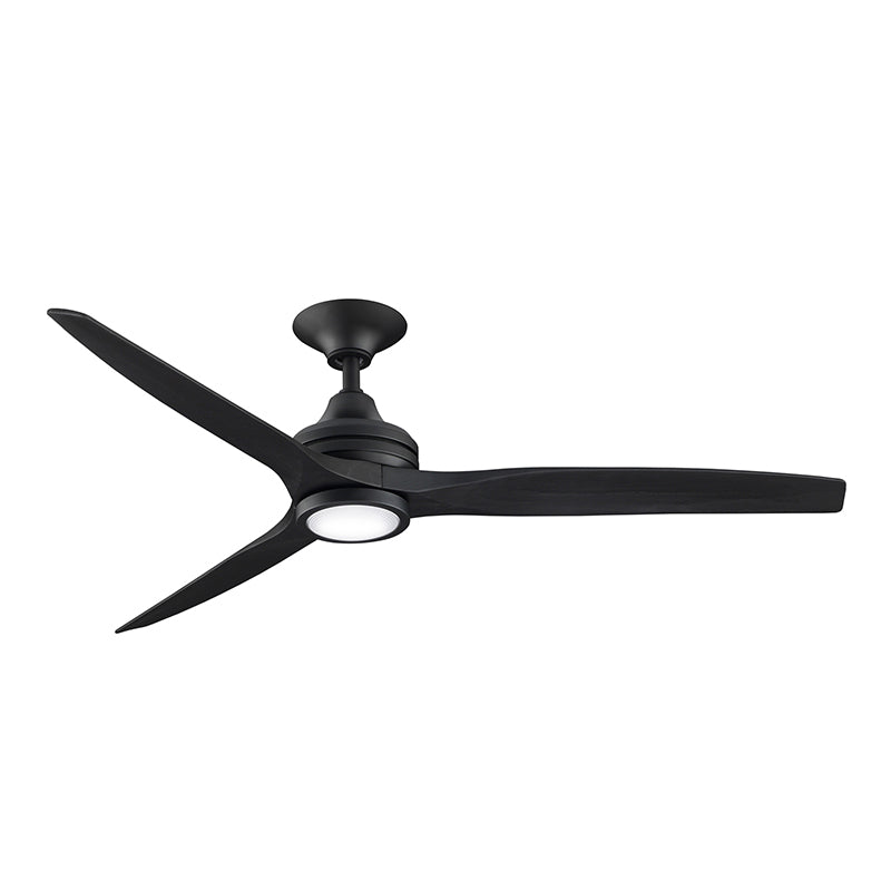 Fanimation MA6721B Spitfire 60" Indoor/Outdoor Ceiling Fan with LED Light Kit - Black