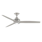 Fanimation MA6721B Spitfire 60" Indoor/Outdoor Ceiling Fan with LED Light Kit - Brushed Nickel