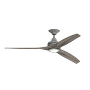 Fanimation MA6721B Spitfire 60" Indoor/Outdoor Ceiling Fan with LED Light Kit - Galvanized