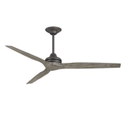 Fanimation MAD6721 Spitfire DC 64" Indoor/Outdoor Ceiling Fan - Matte Greige/Weathered Wood Blade