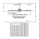 Fanimation MAD7998 Stellar 96" Indoor/Outdoor Ceiling Fan with LED Light Kit