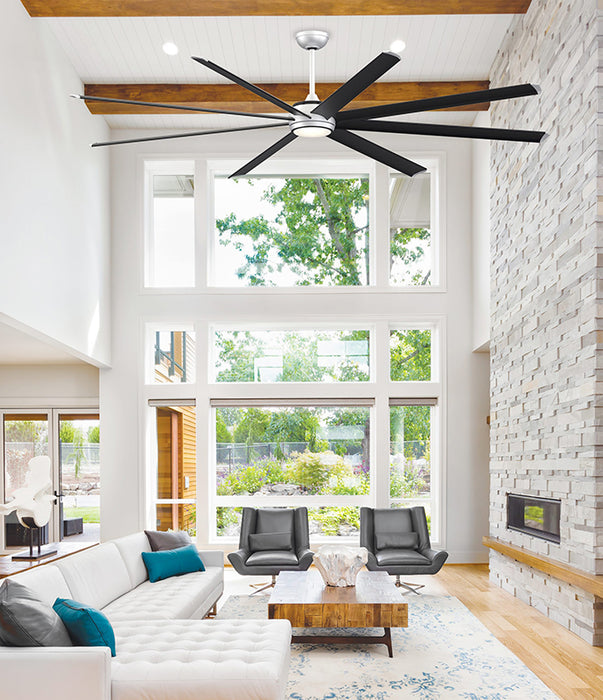 Fanimation MAD7998 Stellar 96" Indoor/Outdoor Ceiling Fan with LED Light Kit