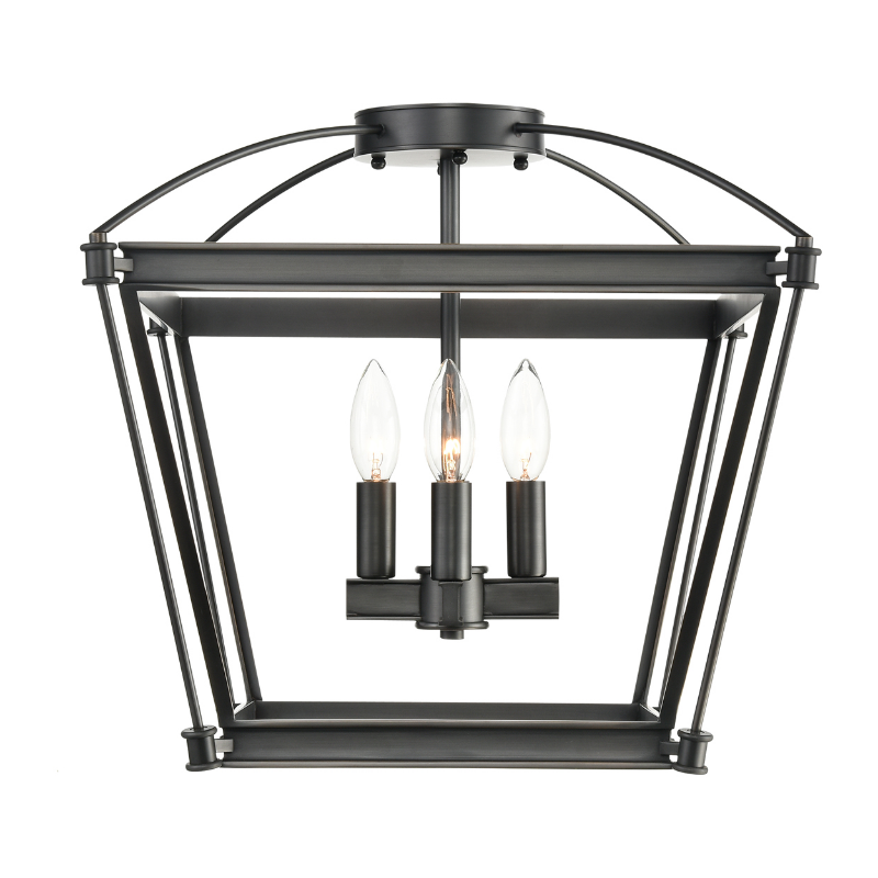 Alora SF312204 Manor 4-lt 17" Semi-Flush