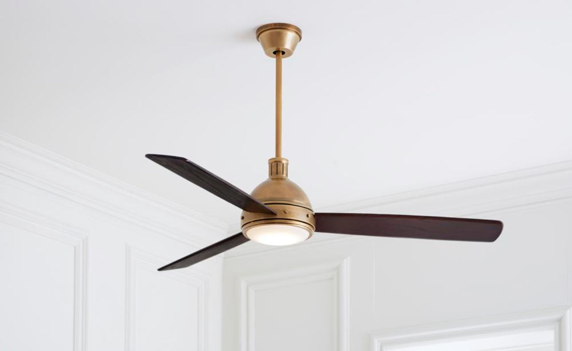 Visual Comfort Hicks 60" Ceiling Fan with LED Light Kit