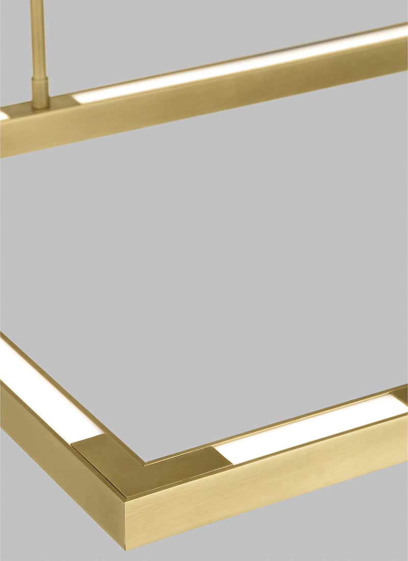 Visual Comfort 700LSSTG50 Stagger Halo 50" LED Linear Suspension