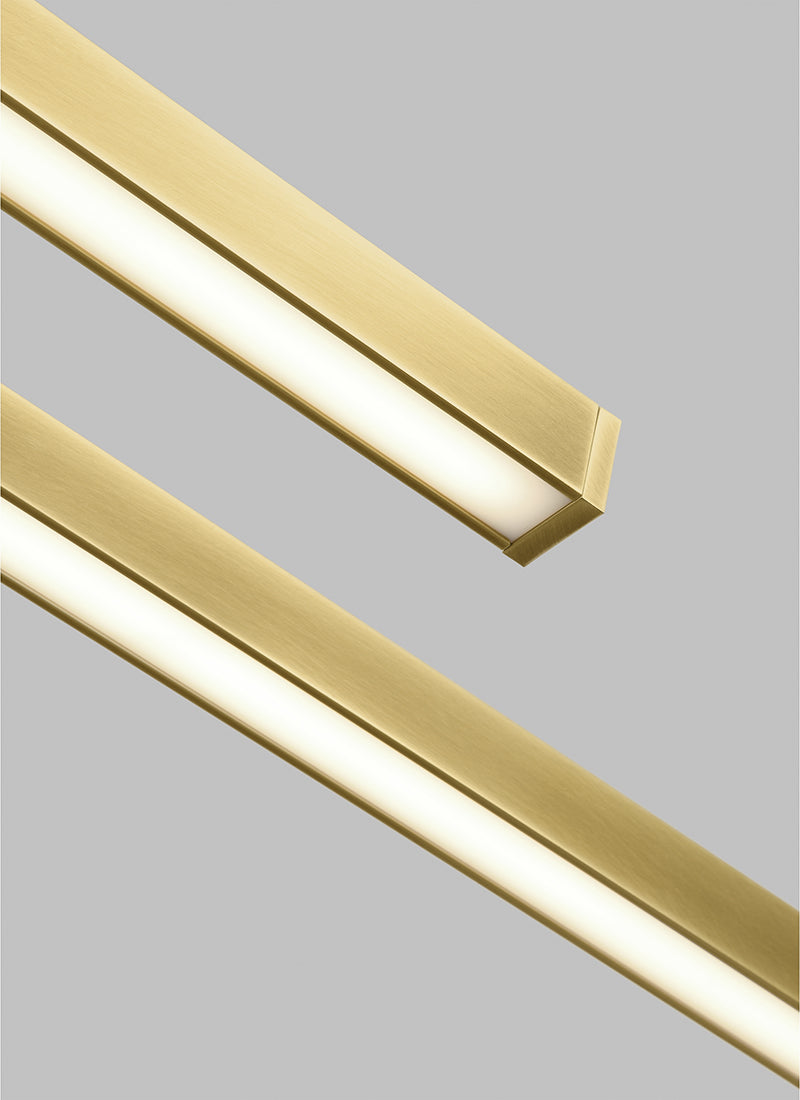 Tech 700LSSTG284 Stagger 2 2-lt 24" LED Linear Suspension