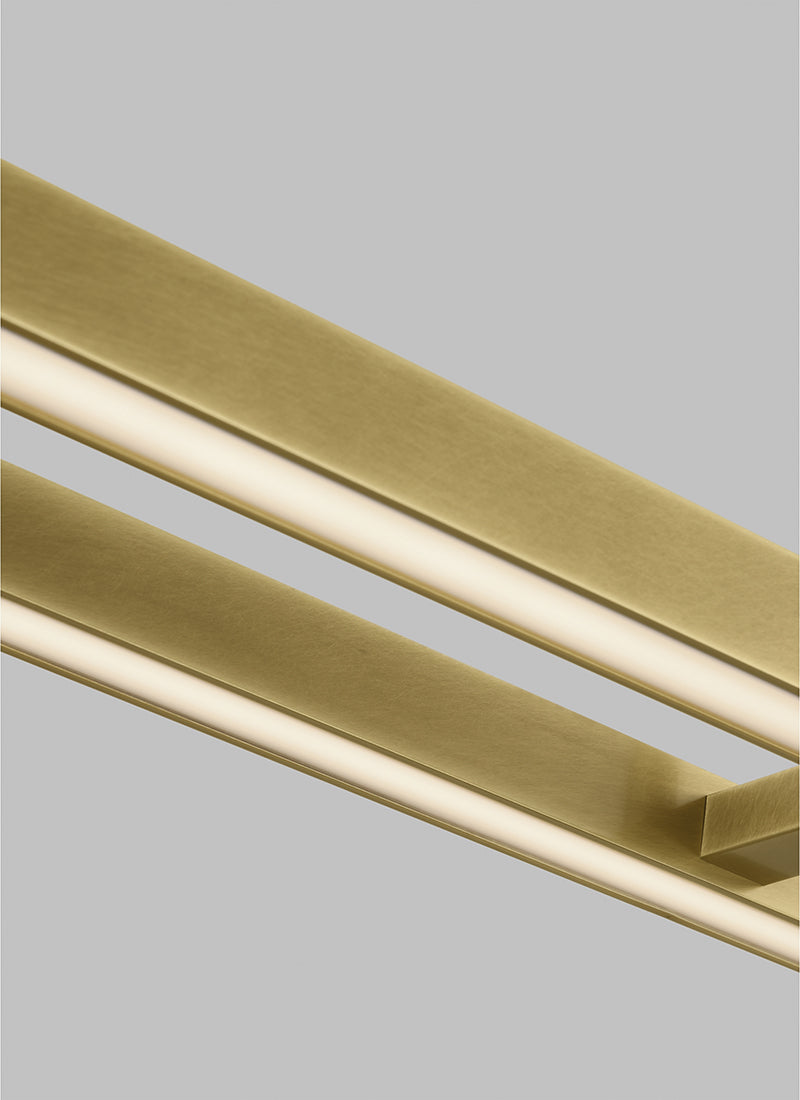 Tech 700LSSTG284 Stagger 2 2-lt 24" LED Linear Suspension