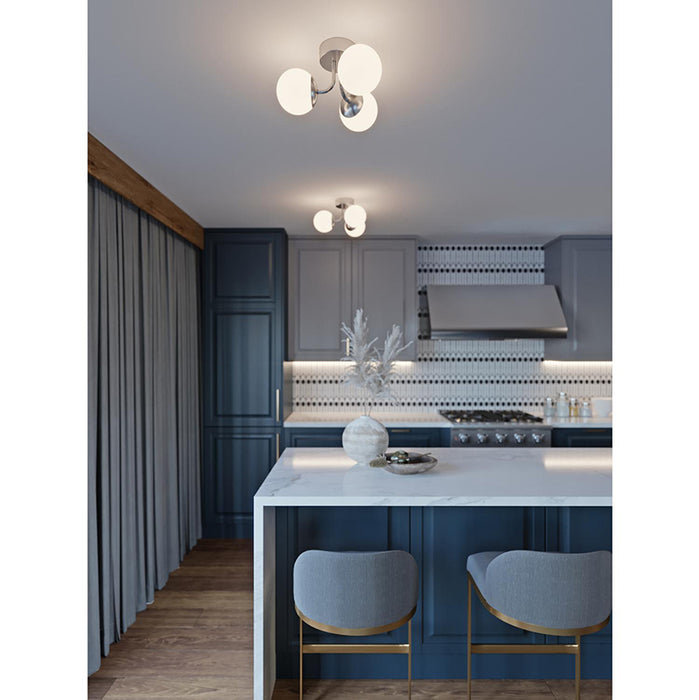 AFX METC15L30D1 METC Series Metropolitan 3-lt 16" LED Semi-Flush Mount