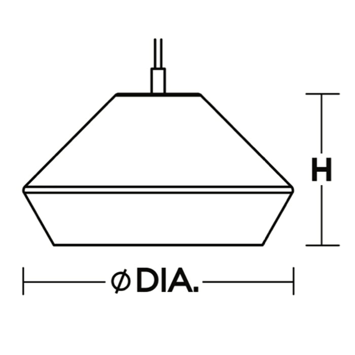 AFX OTSP10MP MLOP Series Milo 1-lt 11" Pendant