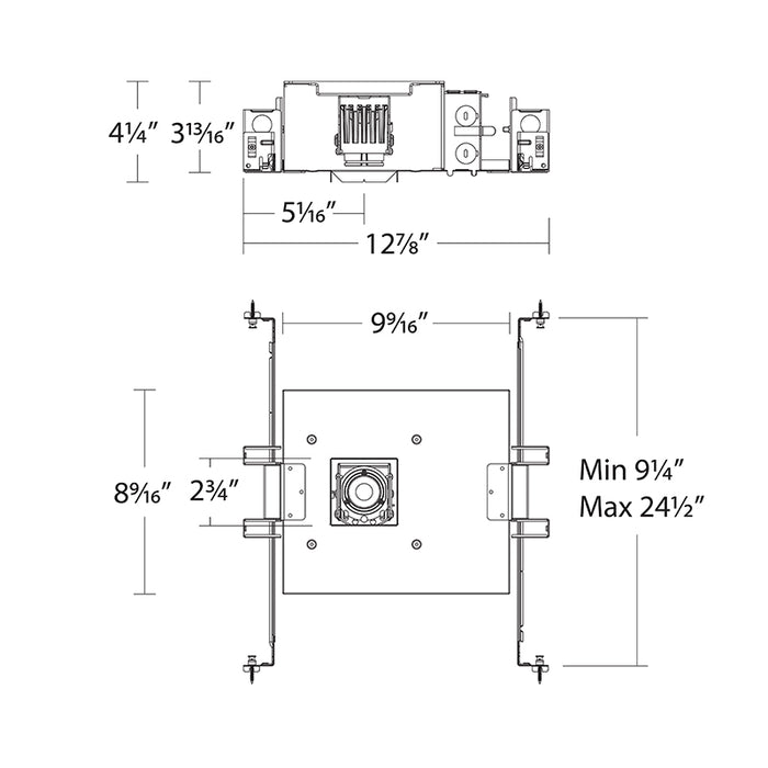 WAC MT-2115 Ocularc 2" Multiple Recessed 1 Light Housing - 15W Non-IC Rated