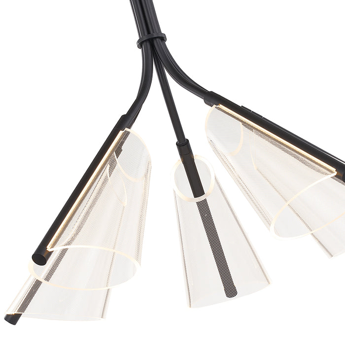 Kuzco CH62628 Mulberry 5-lt 27" LED Chandelier