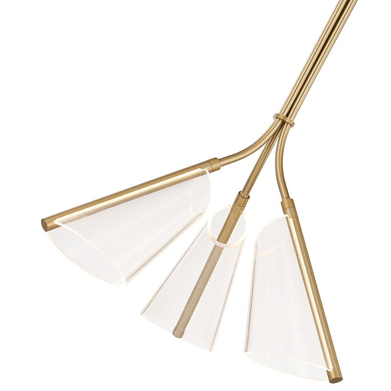 Kuzco PD62622 Mulberry 3-lt 22" LED Pendant
