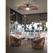 Bover Mediterrània PF/105 1-lt 41" LED Outdoor Semi-Flushmount, TRIAC