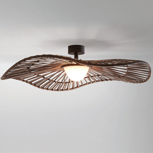 Bover Mediterrània PF/105 1-lt 41" LED Outdoor Semi-Flushmount, TRIAC
