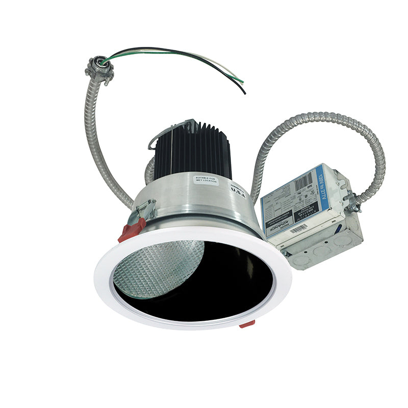 Nora NCR2-6625 6" LED Sapphire II Retrofit Wall Wash Reflector, 30W, White Flange, 120-277V Input, 0-10V dimming