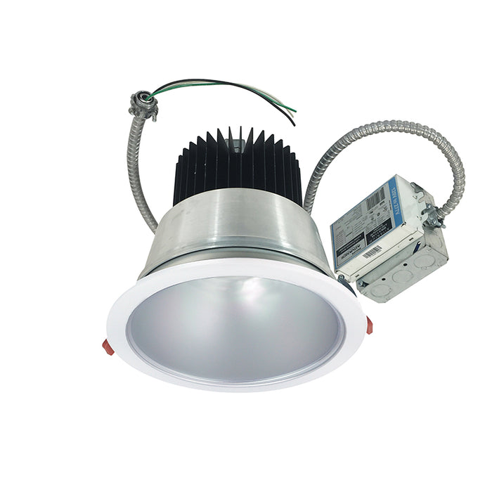 Nora NCR2-8125 8" LED Sapphire II Retrofit Open Reflector, 30W, White Flanged, 120V Input; Triac/ELV/0-10V dimming