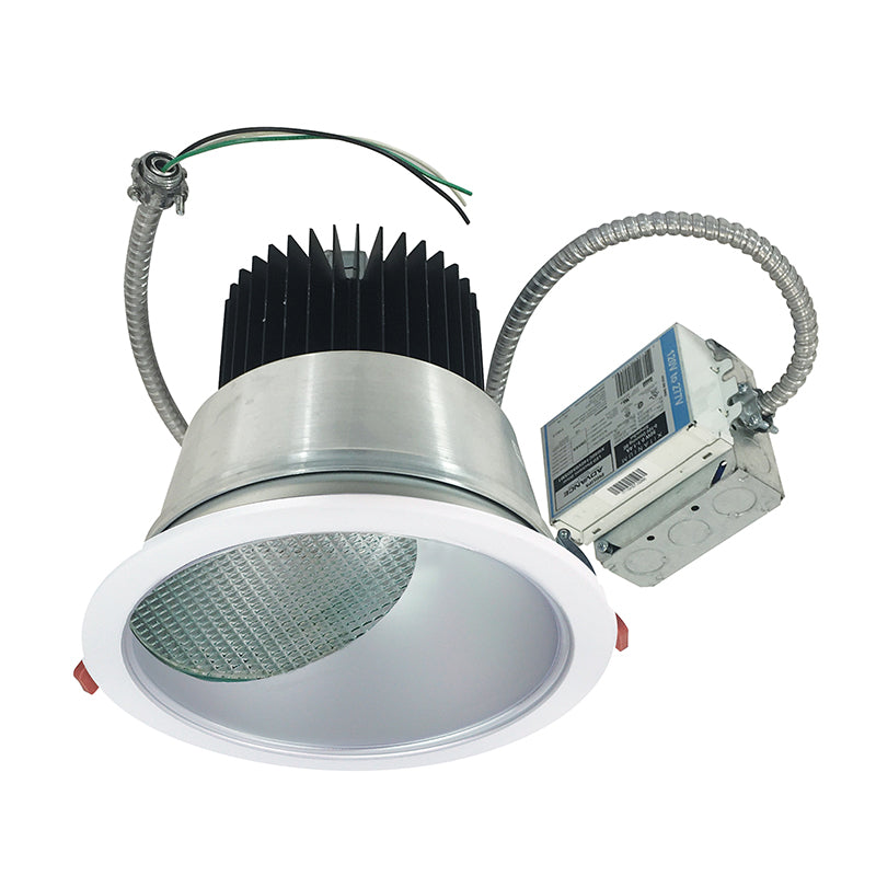 Nora NCR2-8635 8" LED Sapphire II Retrofit Wall Wash Reflector, 46W, White Flanged, 120V Input, Triac/ELV dimming