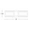 Nora NFP-S425 New Construction Plate for 4" FLIN Square LED Recessed Series
