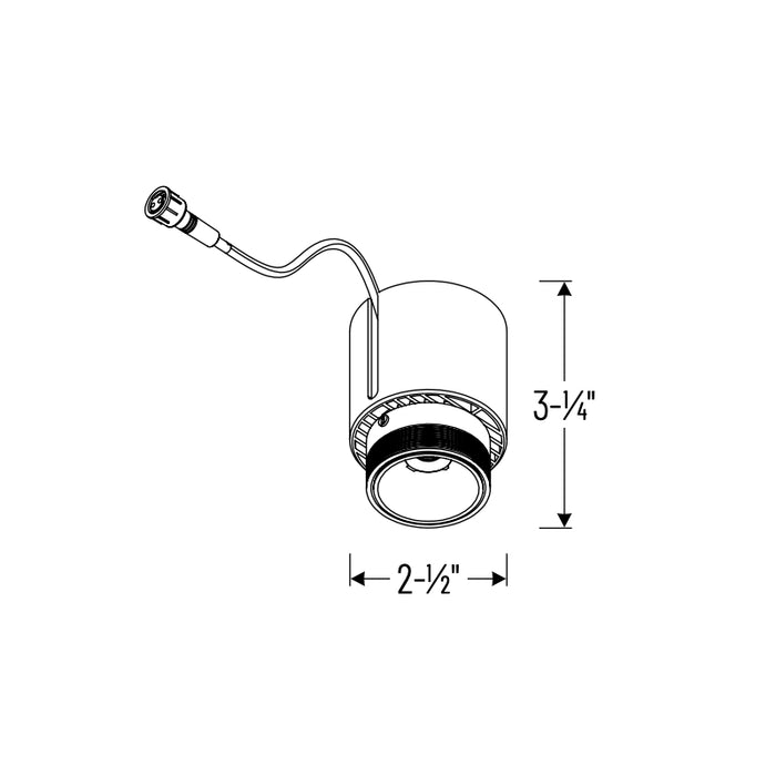 Nora NIOC-24LED Iolite 2" & 4" LED Can-less Module, 1250 lm