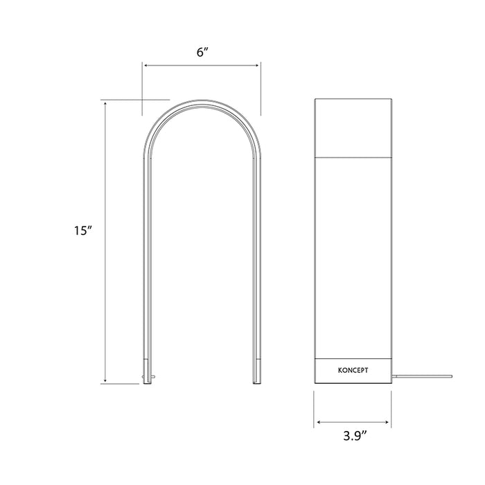 Koncept NL2 Mr. N Tall LED Table Lamp