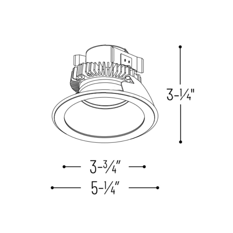 Nora NLCBC2-451 4" Cobalt Click Retrofit Reflector - 1000 Lumens