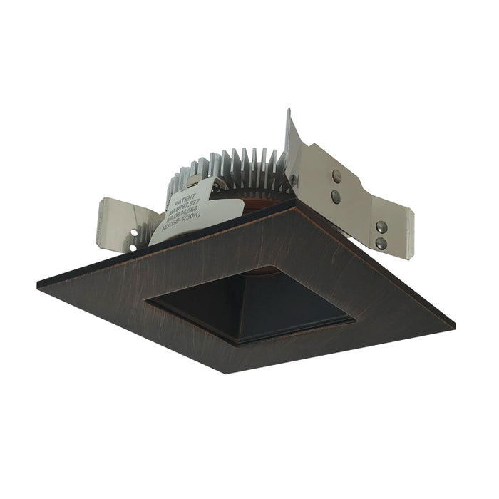 Nora NLCBS-456 4" LED Cobalt Dedicated Shallow Square with Square Aperature