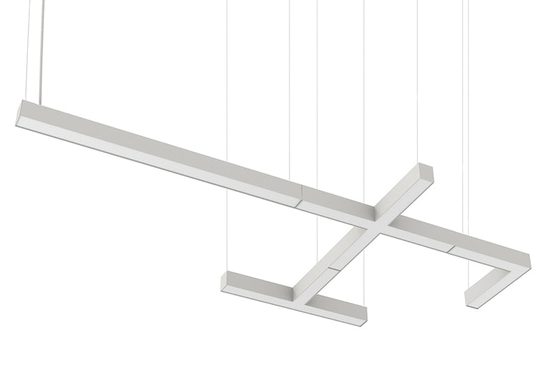 Nora NLUD-X334 "X" Shaped L-Line LED Indirect/Direct Linear, Selectable CCT