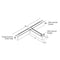 Nora NLUD-T334 "T" Shaped L-Line LED Indirect/Direct Linear, Selectable CCT