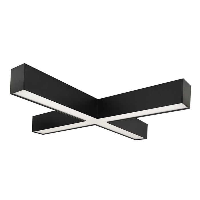 Nora NLUD-X334 "X" Shaped L-Line LED Indirect/Direct Linear, Selectable CCT