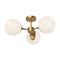 Alora Mood SF505326 Nouveau 3-lt 26" Semi Flush Mount