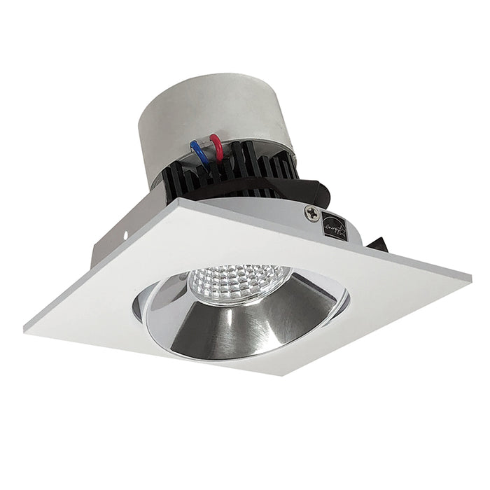 Nora NPR-4SCCDX 4" Pearl LED Square Adjustable Cone Retrofit, Comfort Dim