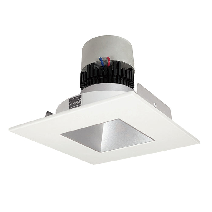 Nora NPR-4SNDSQCDX 4" Pearl LED Square Retrofit Reflector with Square Aperture, Comfort Dim