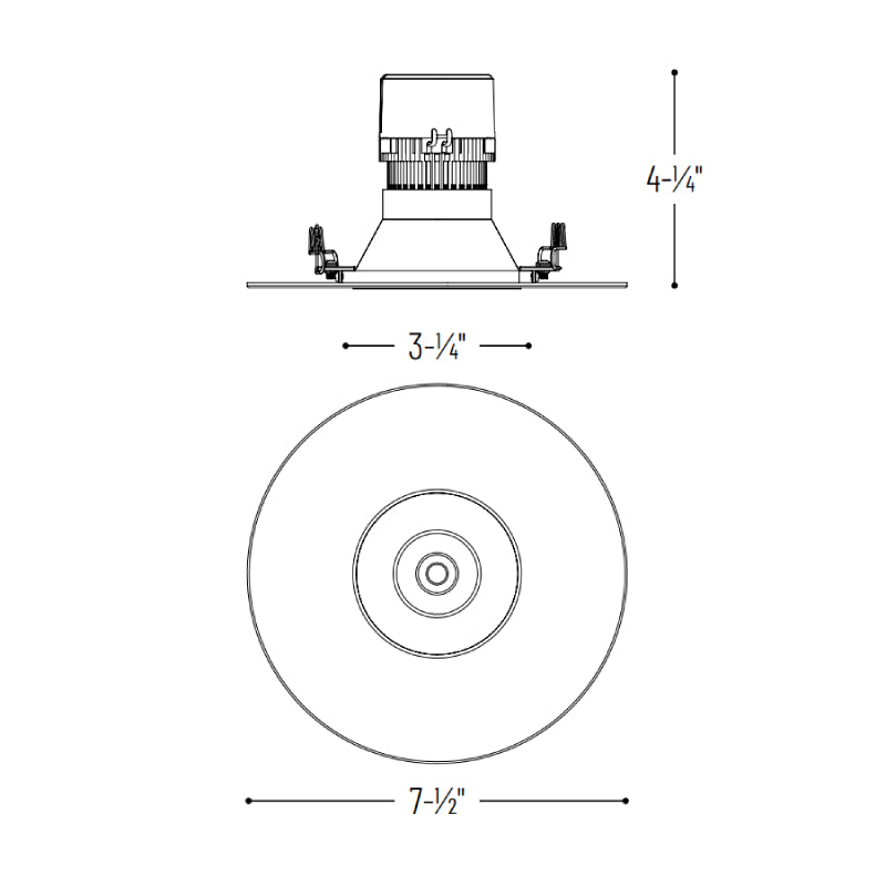 Nora NPR-56RNDC Pearl LED Round Retrofit Downlight