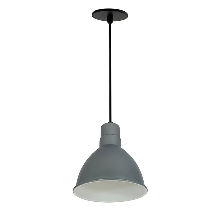 Nora NRLM-8C10 8" LED RLM Shade with 96" Pendant Cord, 1200 Lumens