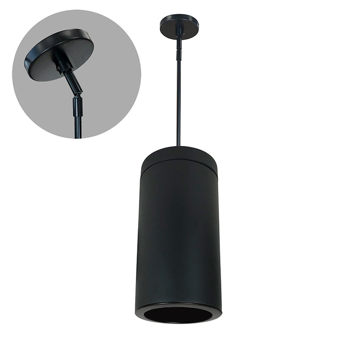 Black cylinder pendant top