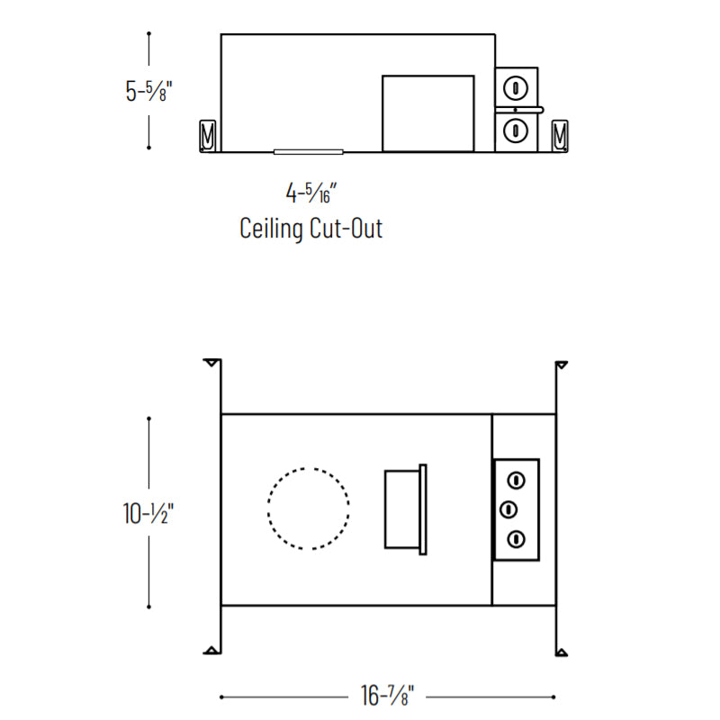 Nora NHIOICD-420LE4 4" Iolite ICAT New Construction Housing- 2000 Lumens
