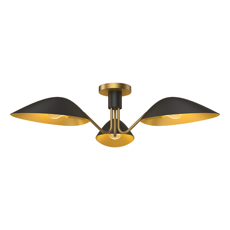 Alora Mood SF550332 Oscar 3-lt 32" Semi-Flush Mount
