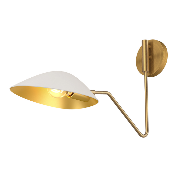 Alora Mood WV550006 Oscar 1-lt 13" Tall Swingarm Wall Light