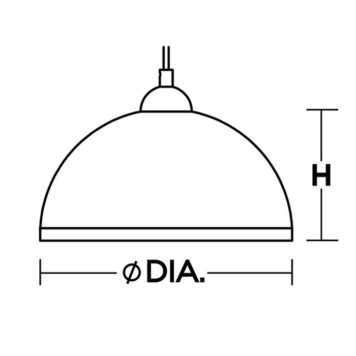 AFX OTSP10MB OTSP Series Otis 1-lt 12" Pendant