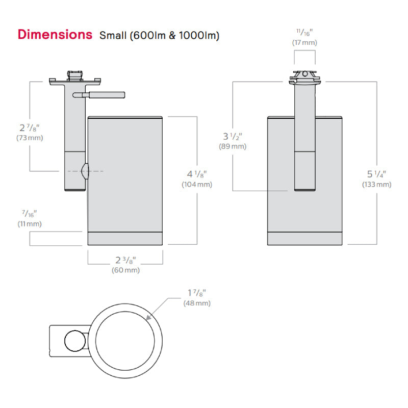 Lightolier LCL10 OmniSpot 12W LED Track Head, 1000 lm