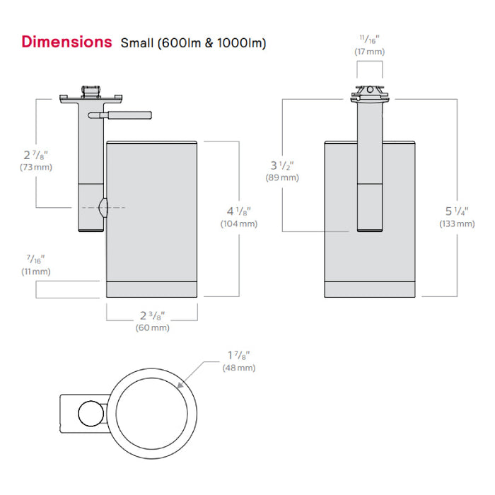 Lightolier LCL10 OmniSpot 12W LED Track Head, 1000 lm