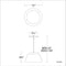 dweLED PD-12015 Chic 15" LED Pendant