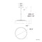 dweLED PD-13714 Manhattan 14" LED Pendant