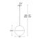 Modern Forms PD-24614 Punk 1-lt 14" LED Pendant