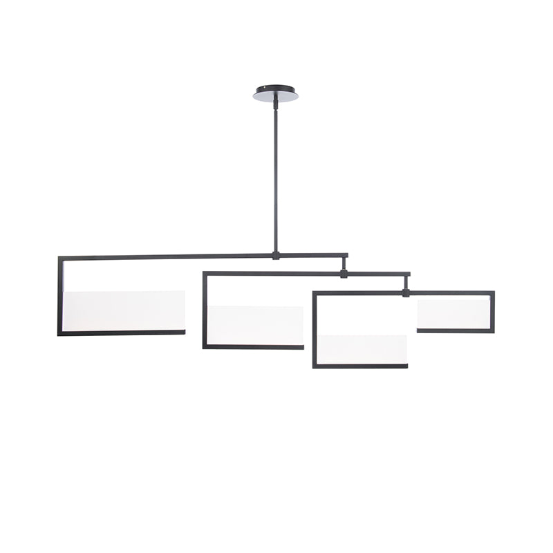 dweLED PD-29256 Quartet 4-lt 56" LED Chandelier