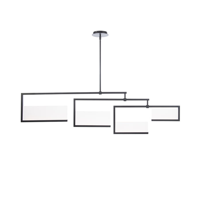 dweLED PD-29256 Quartet 4-lt 56" LED Chandelier
