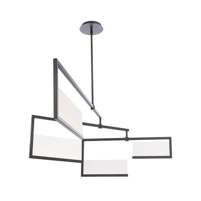 dweLED PD-29256 Quartet 4-lt 56" LED Chandelier
