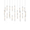 Modern Forms PD-35623 Magic 23-lt 54" LED Chandelier