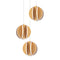 Modern Forms PD-36203R Carillion 3-lt 12" LED Pendant