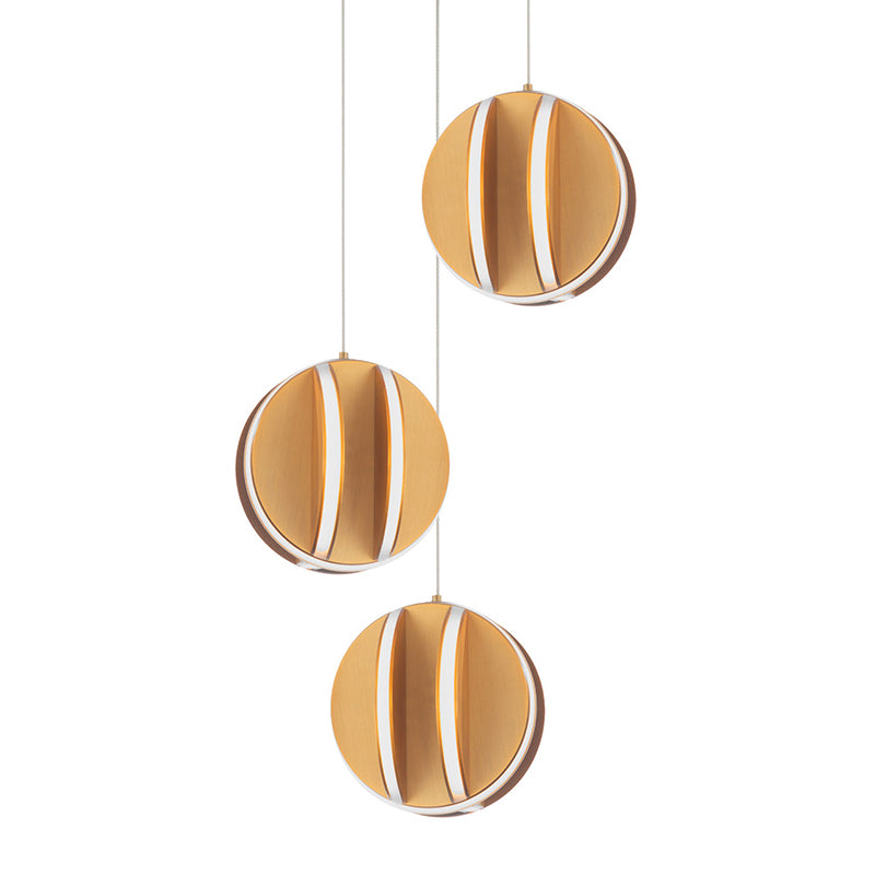 Modern Forms PD-36203R Carillion 3-lt 12" LED Pendant